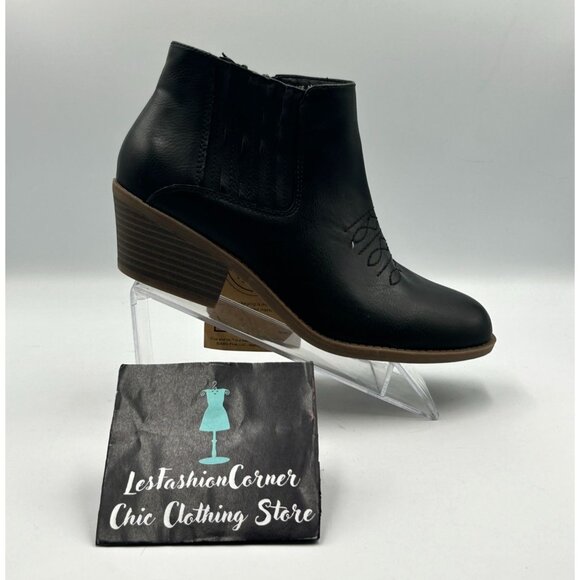 NWT Frye & Co. Women's Black Faux Leather Jude Ankle Booties Size 9.5 3248 - Picture 13 of 16